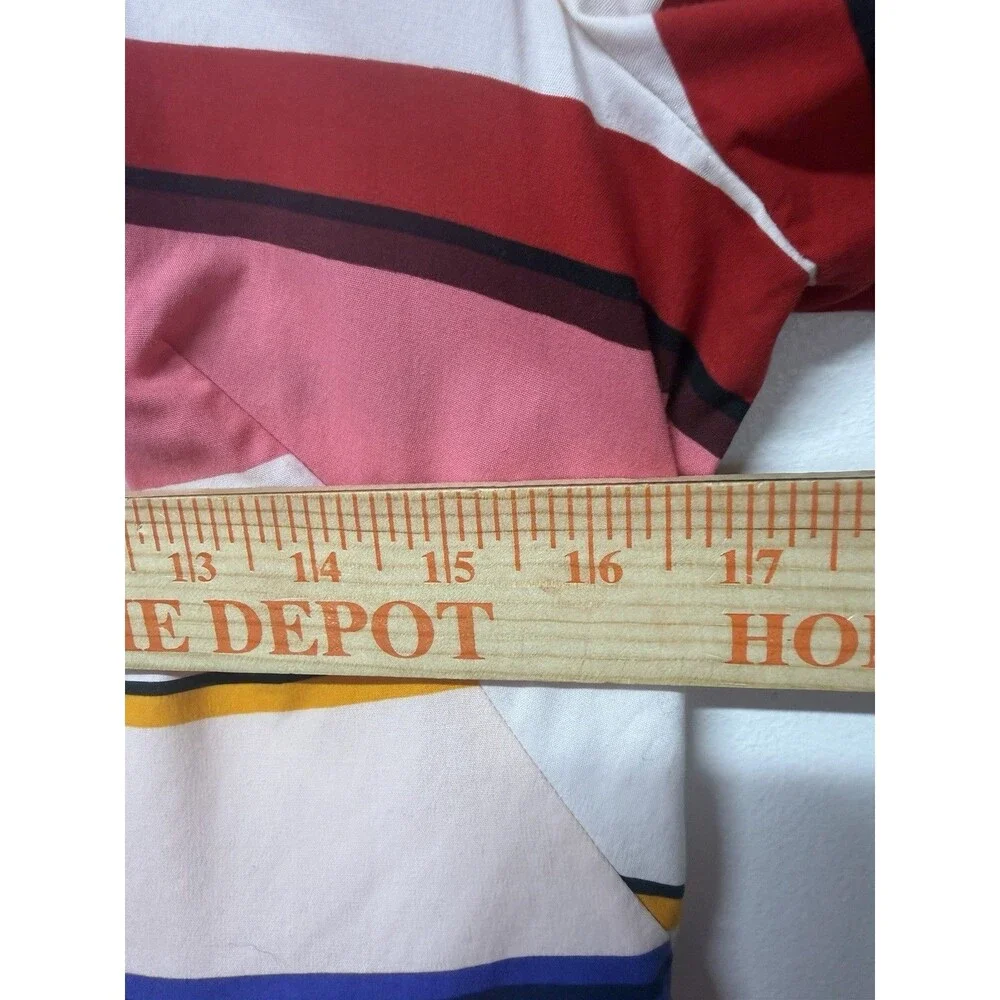 Kate Spade Women’s Colorful Short Sleeve Dress Striped. Cotton Multicolor Sz 6